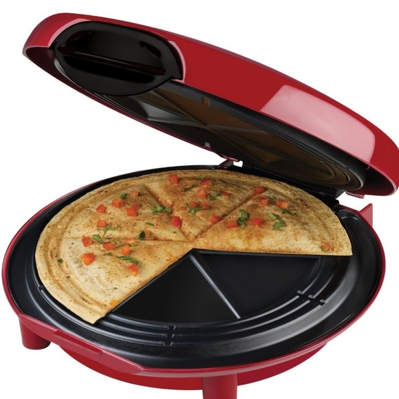 GEORGE FOREMAN Red Electric Quesadilla Maker - Picture 1 of 14
